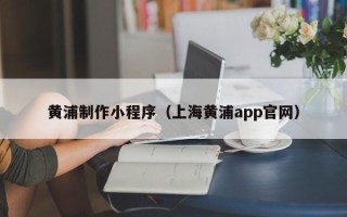 嵊州黄浦制作小程序（上海黄浦app官网）