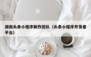 嵊州湖南头条小程序制作团队（头条小程序开发者平台）