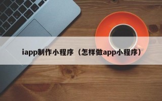 嵊州iapp制作小程序（怎样做app小程序）